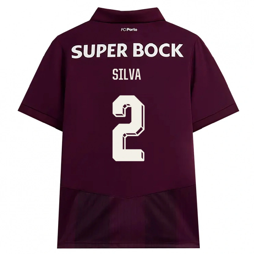Danxen Damen Marco Silva #2 Burgund Weiß Auswärtstrikot Trikot 2026/27 T-Shirt Österreich