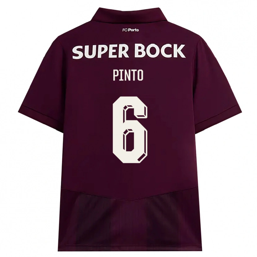 Danxen Damen Gonçalo Pinto #6 Burgund Weiß Auswärtstrikot Trikot 2026/27 T-Shirt Österreich