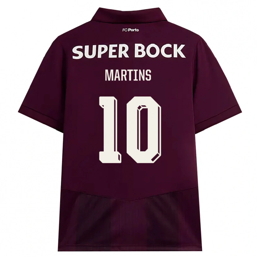 Danxen Damen Eduardo Martins #10 Burgund Weiß Auswärtstrikot Trikot 2026/27 T-Shirt Österreich