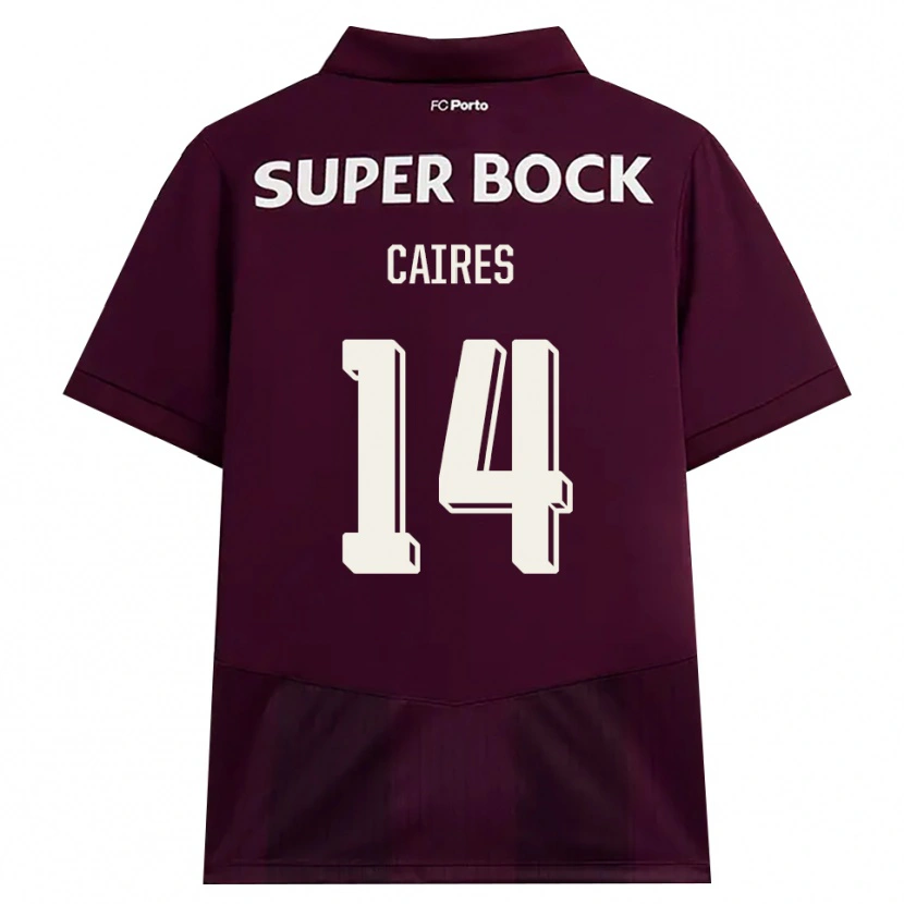 Danxen Damen Tiago Caires #14 Burgund Weiß Auswärtstrikot Trikot 2026/27 T-Shirt Österreich