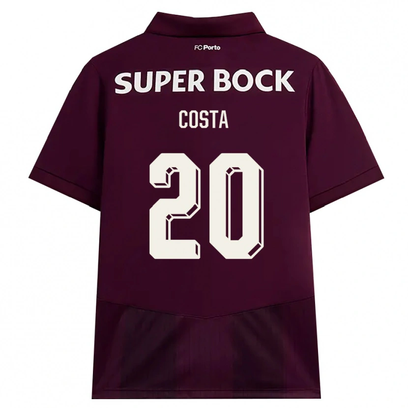 Danxen Damen Alberto Costa #20 Burgund Weiß Auswärtstrikot Trikot 2026/27 T-Shirt Österreich
