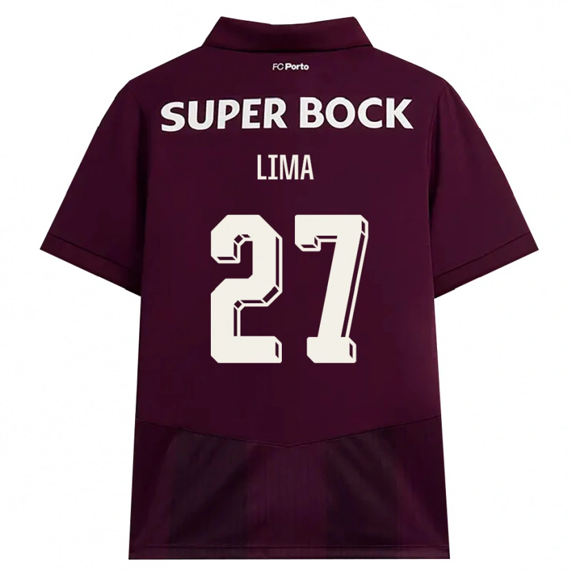 Danxen Damen Cláudia Lima #27 Burgund Weiß Auswärtstrikot Trikot 2026/27 T-Shirt Österreich