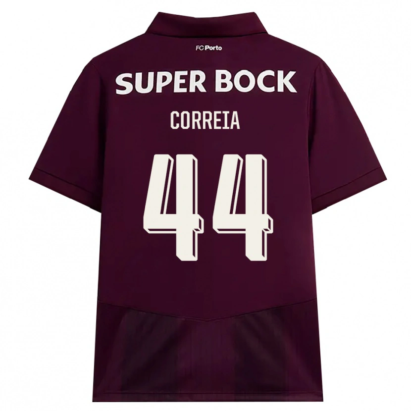 Danxen Damen Romain Correia #44 Burgund Weiß Auswärtstrikot Trikot 2026/27 T-Shirt Österreich