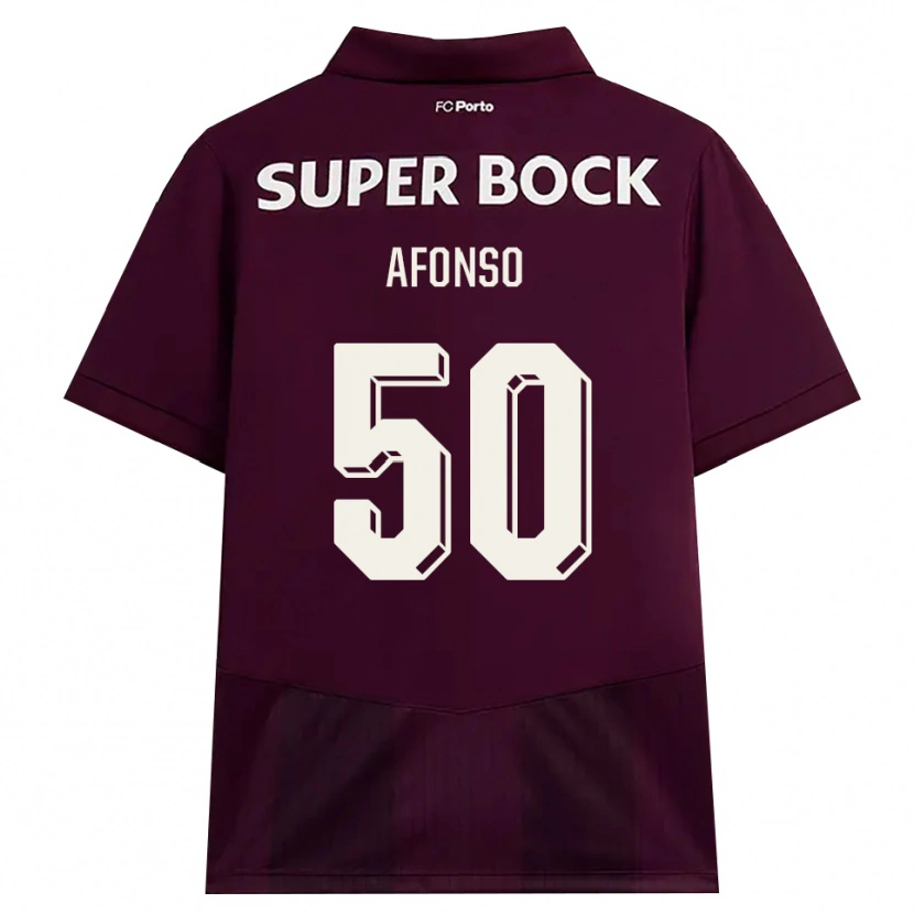 Danxen Damen João Afonso #50 Burgund Weiß Auswärtstrikot Trikot 2026/27 T-Shirt Österreich