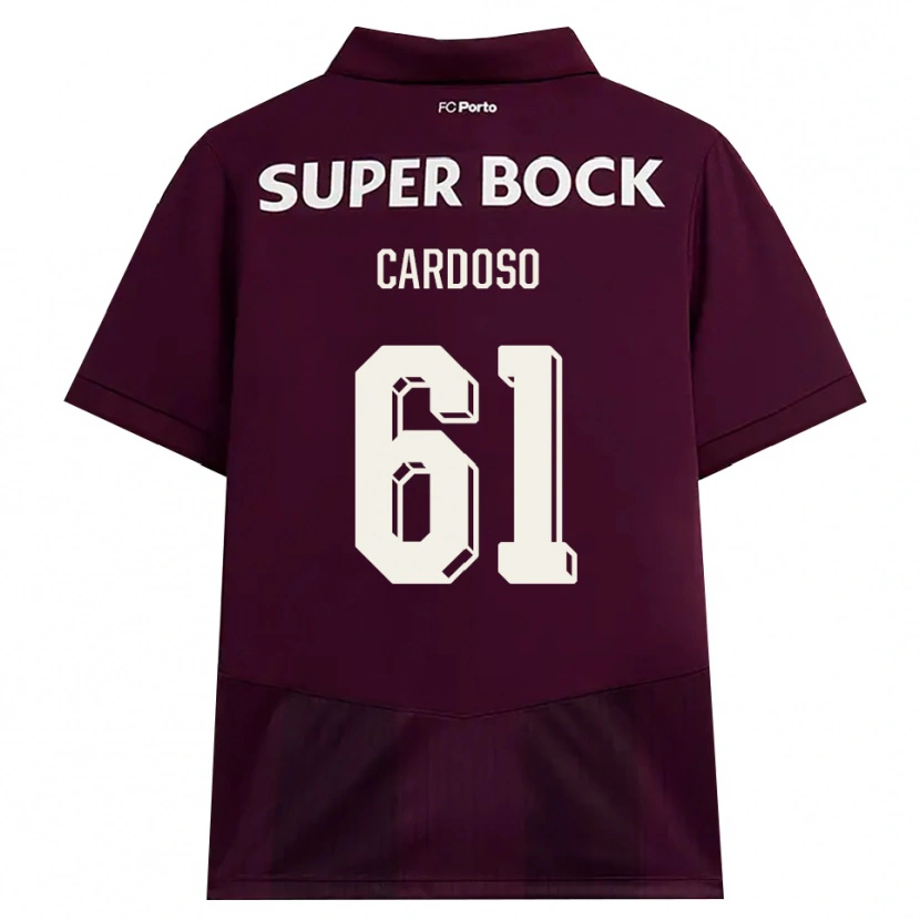 Danxen Damen Ivan Cardoso #61 Burgund Weiß Auswärtstrikot Trikot 2026/27 T-Shirt Österreich