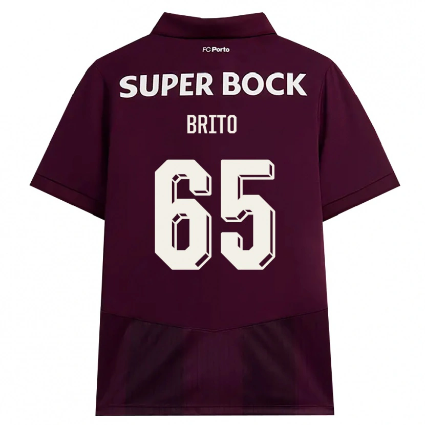 Danxen Damen João Brito #65 Burgund Weiß Auswärtstrikot Trikot 2026/27 T-Shirt Österreich