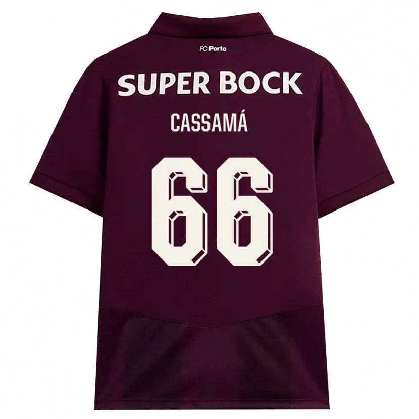 Danxen Damen Adramane Cassamá #66 Burgund Weiß Auswärtstrikot Trikot 2026/27 T-Shirt Österreich