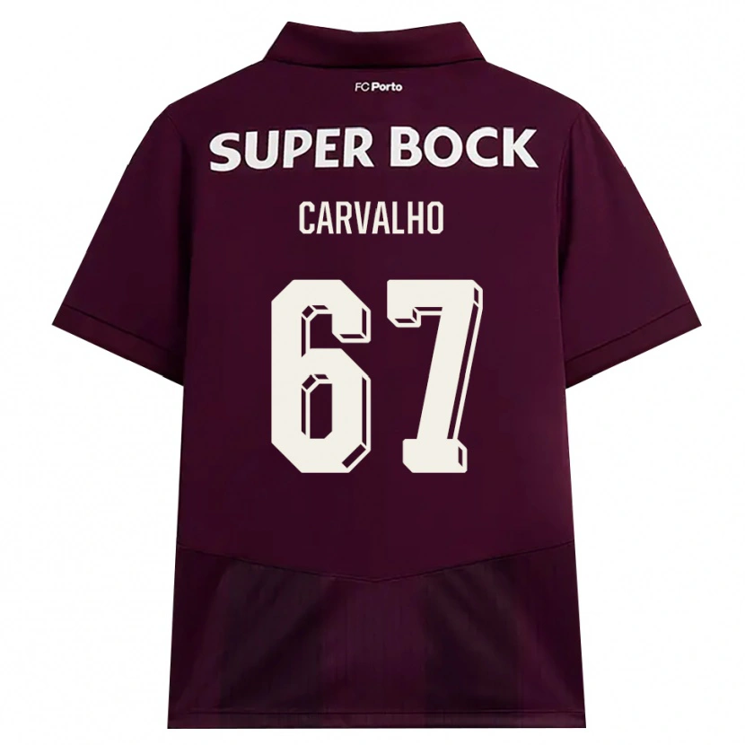 Danxen Damen Guilherme Carvalho #67 Burgund Weiß Auswärtstrikot Trikot 2026/27 T-Shirt Österreich