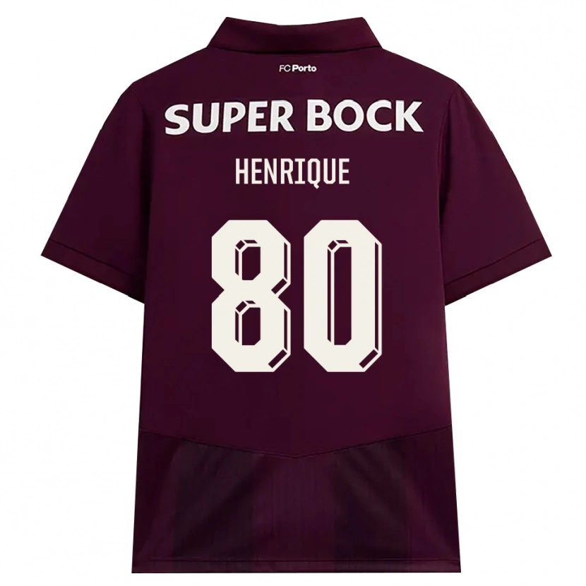 Danxen Damen Kaio Henrique #80 Burgund Weiß Auswärtstrikot Trikot 2026/27 T-Shirt Österreich