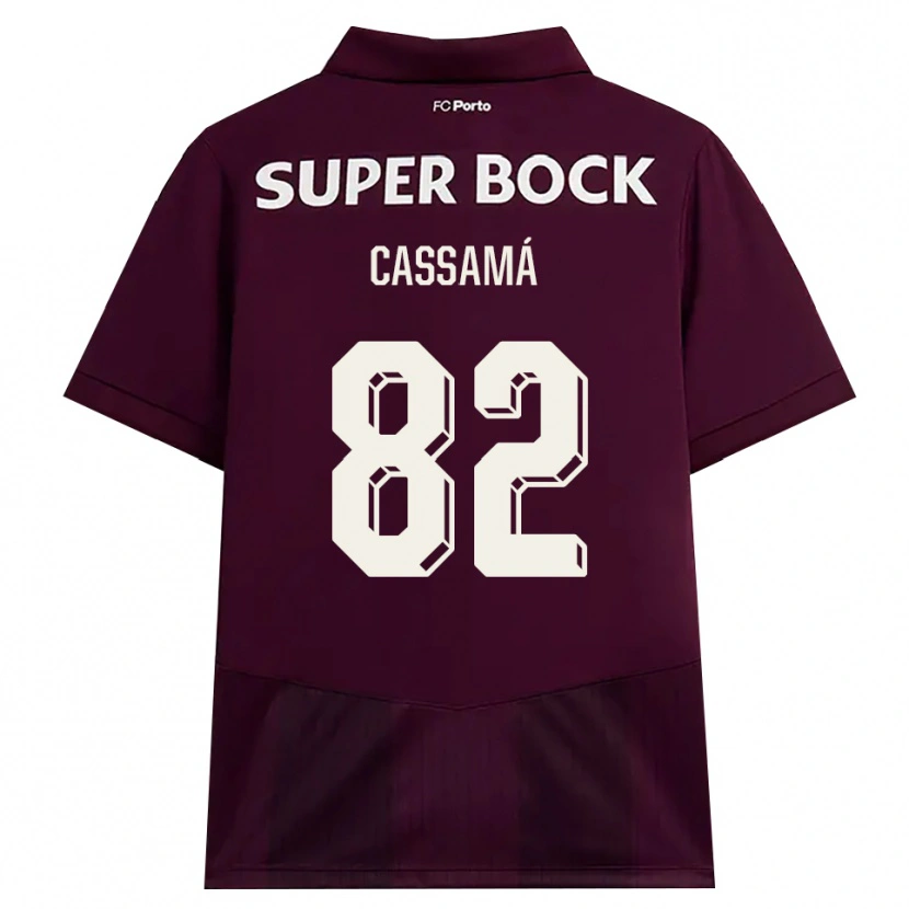 Danxen Damen Abdu Cassamá #82 Burgund Weiß Auswärtstrikot Trikot 2026/27 T-Shirt Österreich