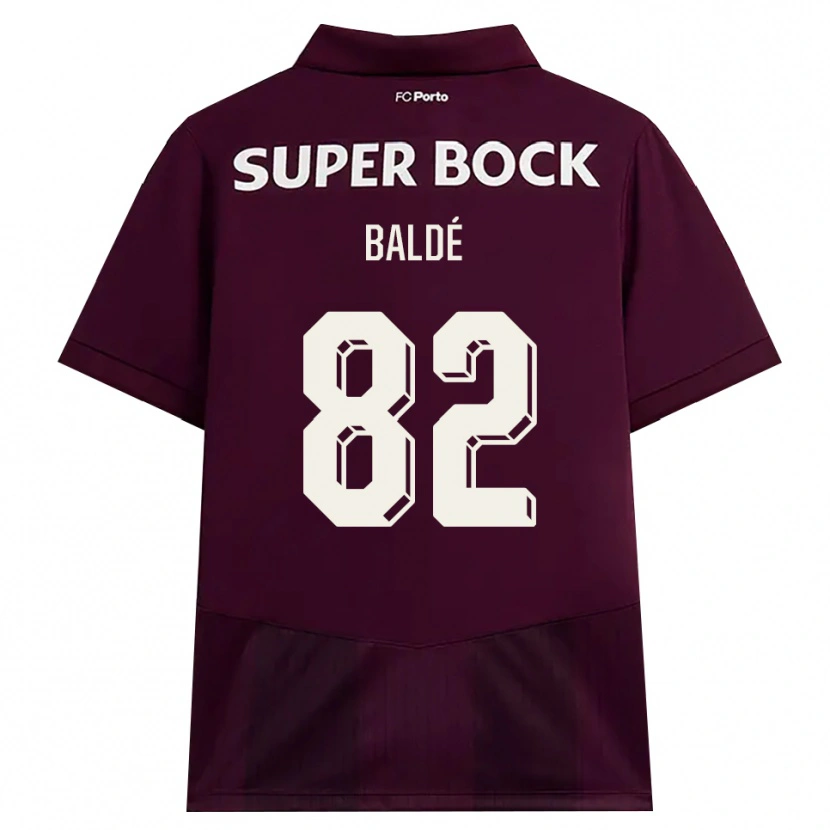 Danxen Damen Alfa Baldé #82 Burgund Weiß Auswärtstrikot Trikot 2026/27 T-Shirt Österreich