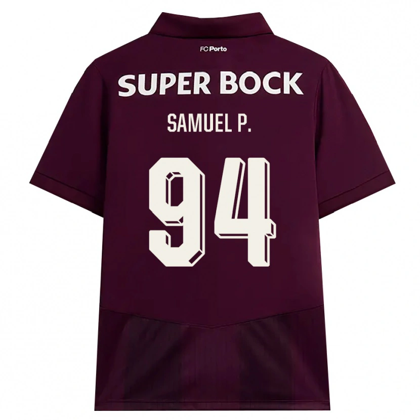 Danxen Damen Samuel #94 Burgund Weiß Auswärtstrikot Trikot 2026/27 T-Shirt Österreich
