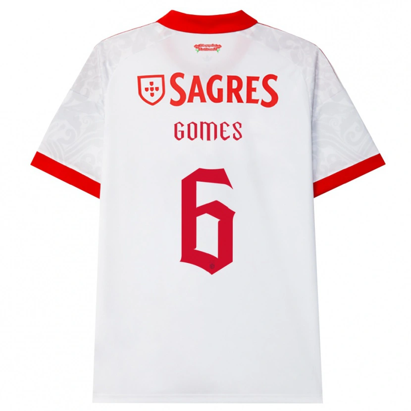Danxen Damen Hugo Gomes #6 Weiß Rot Gelb Auswärtstrikot Trikot 2026/27 T-Shirt Österreich