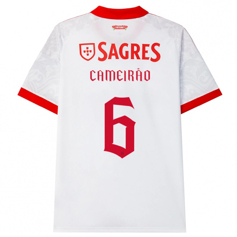 Danxen Damen Beatriz Cameirão #6 Weiß Rot Gelb Auswärtstrikot Trikot 2026/27 T-Shirt Österreich