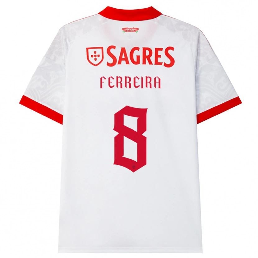 Danxen Damen Isaac Ferreira #8 Weiß Rot Gelb Auswärtstrikot Trikot 2026/27 T-Shirt Österreich