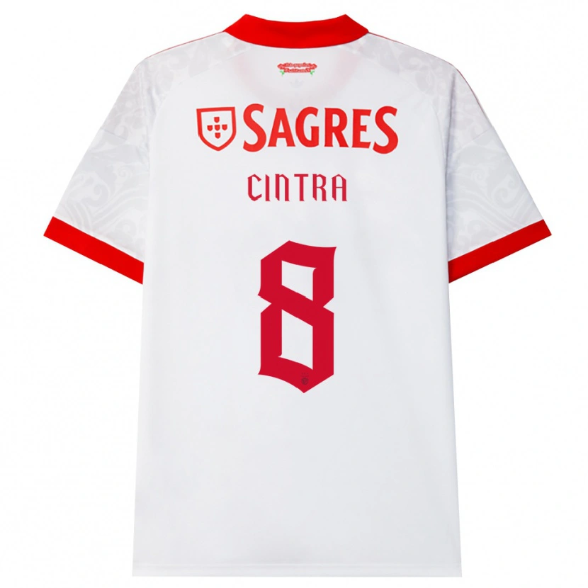 Danxen Damen Marta Cintra #8 Weiß Rot Gelb Auswärtstrikot Trikot 2026/27 T-Shirt Österreich