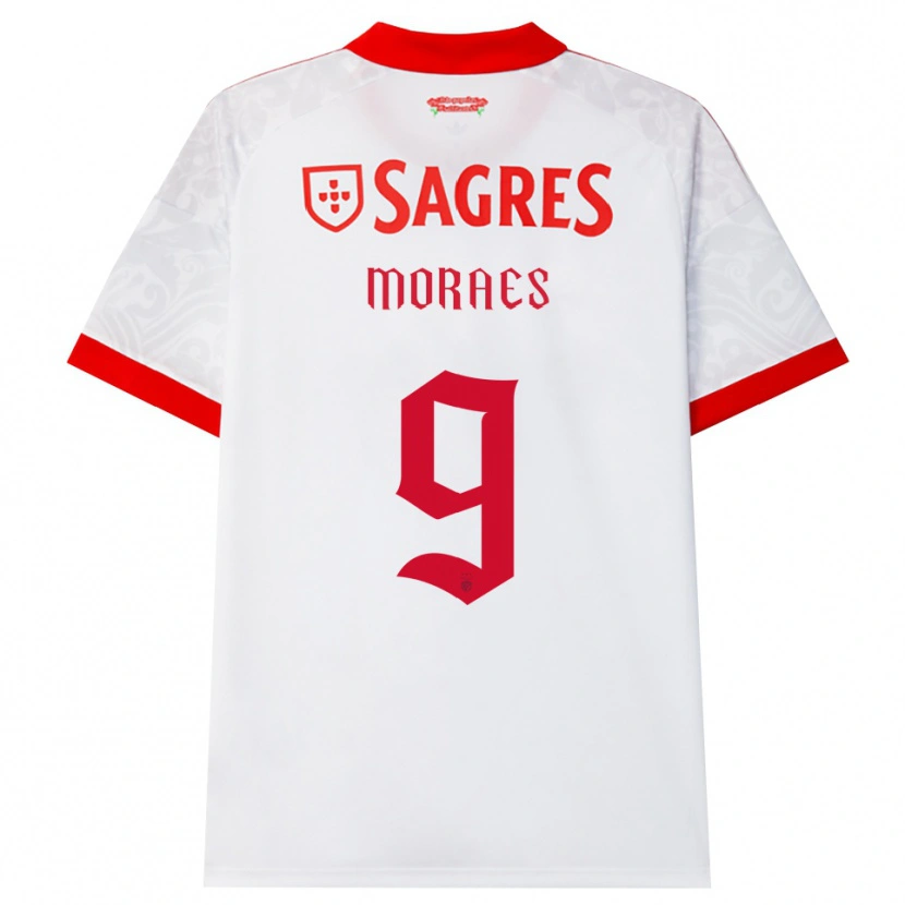 Danxen Damen Luca Moraes #9 Weiß Rot Gelb Auswärtstrikot Trikot 2026/27 T-Shirt Österreich