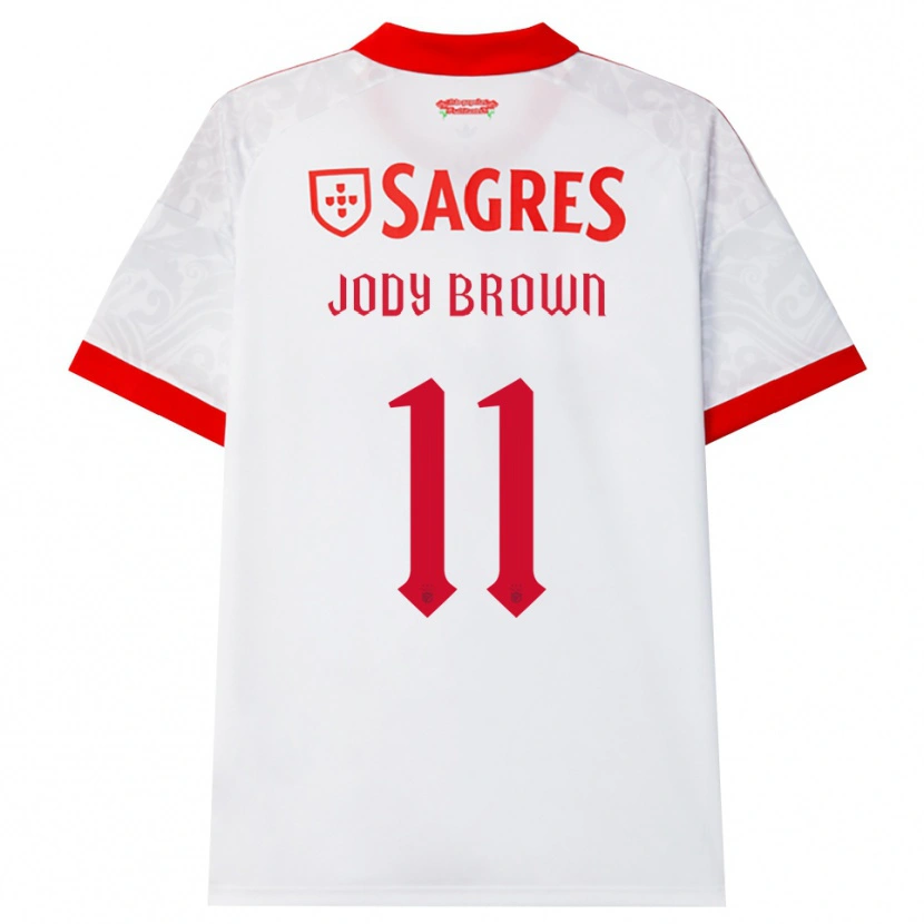 Danxen Damen Jody Brown #11 Weiß Rot Gelb Auswärtstrikot Trikot 2026/27 T-Shirt Österreich