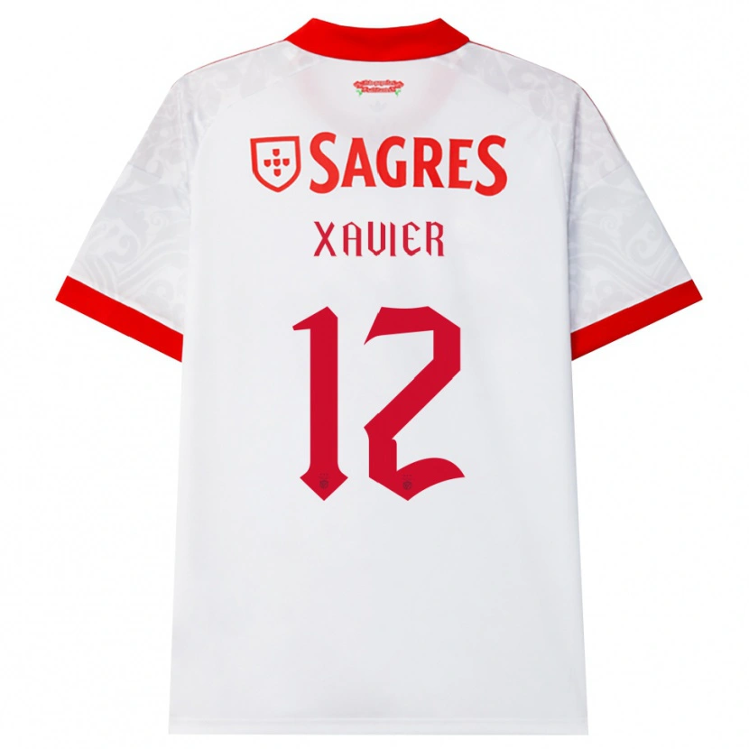 Danxen Damen Luiz Xavier #12 Weiß Rot Gelb Auswärtstrikot Trikot 2026/27 T-Shirt Österreich