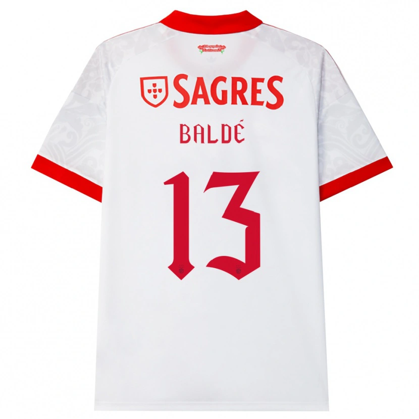 Danxen Damen Afonso Baldé #13 Weiß Rot Gelb Auswärtstrikot Trikot 2026/27 T-Shirt Österreich