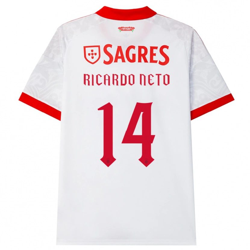 Danxen Damen Ricardo Neto #14 Weiß Rot Gelb Auswärtstrikot Trikot 2026/27 T-Shirt Österreich