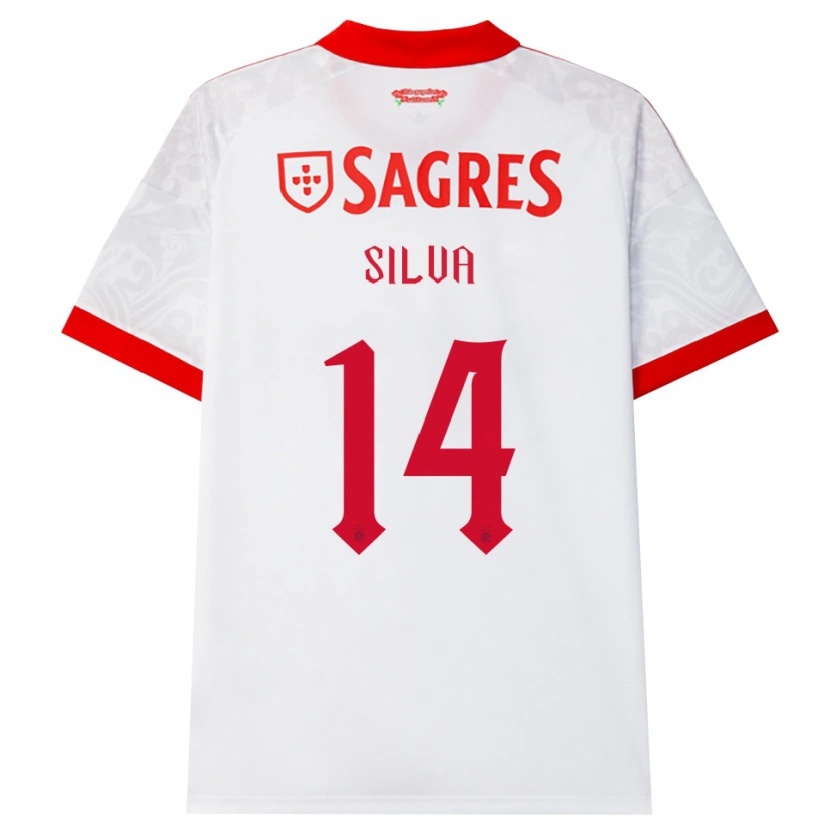 Danxen Damen Gonçalo Silva #14 Weiß Rot Gelb Auswärtstrikot Trikot 2026/27 T-Shirt Österreich