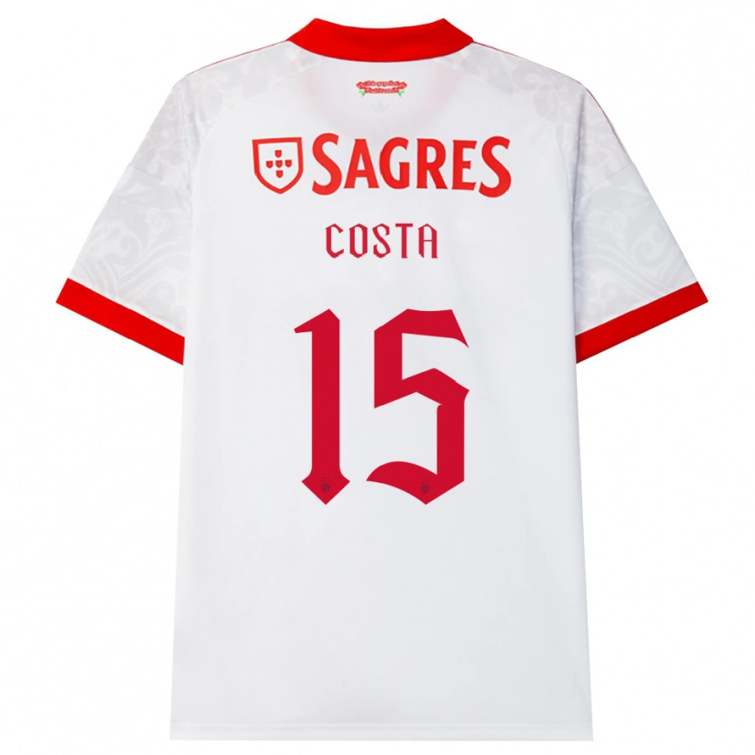 Danxen Damen Carole Costa #15 Weiß Rot Gelb Auswärtstrikot Trikot 2026/27 T-Shirt Österreich