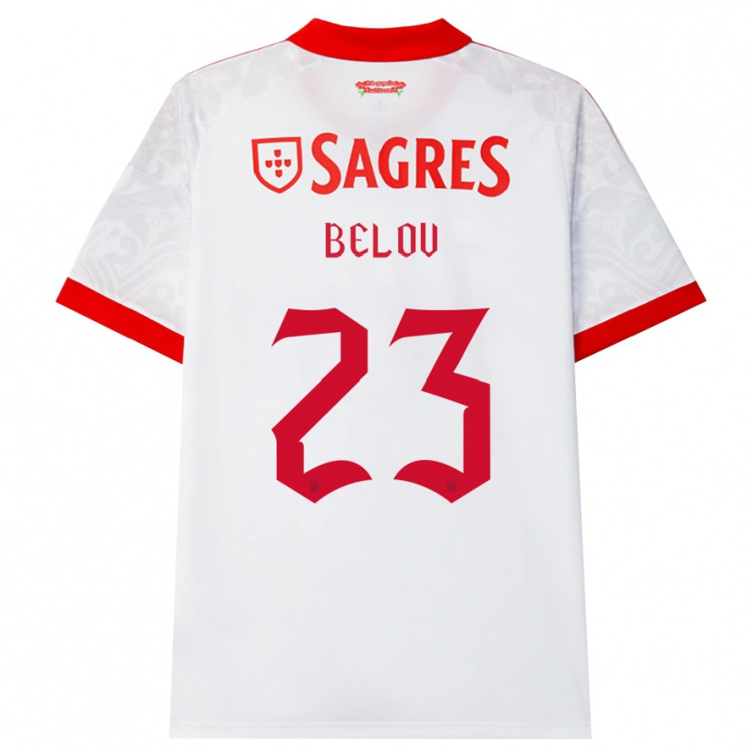 Danxen Damen Sevastian Belov #23 Weiß Rot Gelb Auswärtstrikot Trikot 2026/27 T-Shirt Österreich