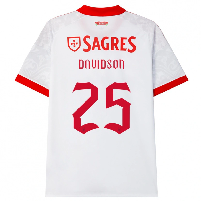 Danxen Damen Chandra Davidson #25 Weiß Rot Gelb Auswärtstrikot Trikot 2026/27 T-Shirt Österreich