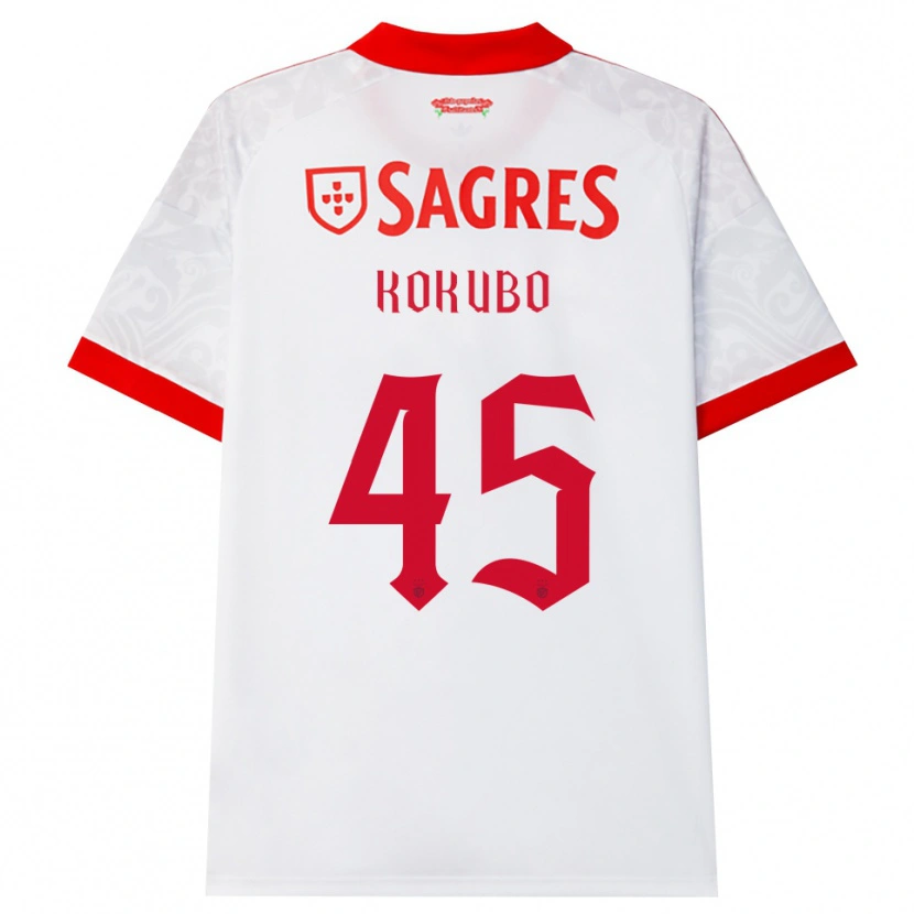Danxen Damen Leo Kokubo #45 Weiß Rot Gelb Auswärtstrikot Trikot 2026/27 T-Shirt Österreich