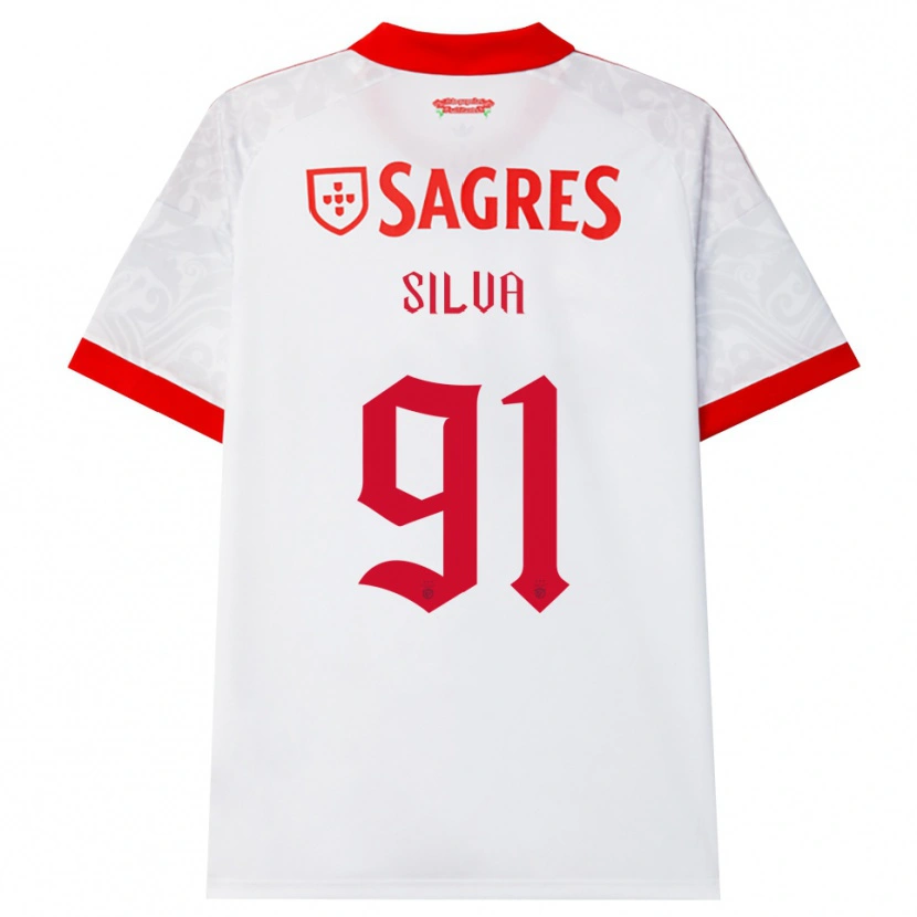 Danxen Damen Francisco Silva #91 Weiß Rot Gelb Auswärtstrikot Trikot 2026/27 T-Shirt Österreich