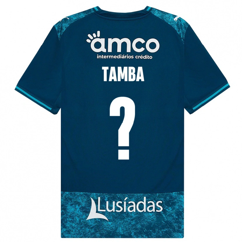 Danxen Damen Fabrice Tamba #0 Dunkelschiefergrau Mitteltuerkis Auswärtstrikot Trikot 2026/27 T-Shirt Österreich