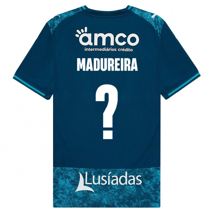 Danxen Damen João Madureira #0 Dunkelschiefergrau Mitteltuerkis Auswärtstrikot Trikot 2026/27 T-Shirt Österreich