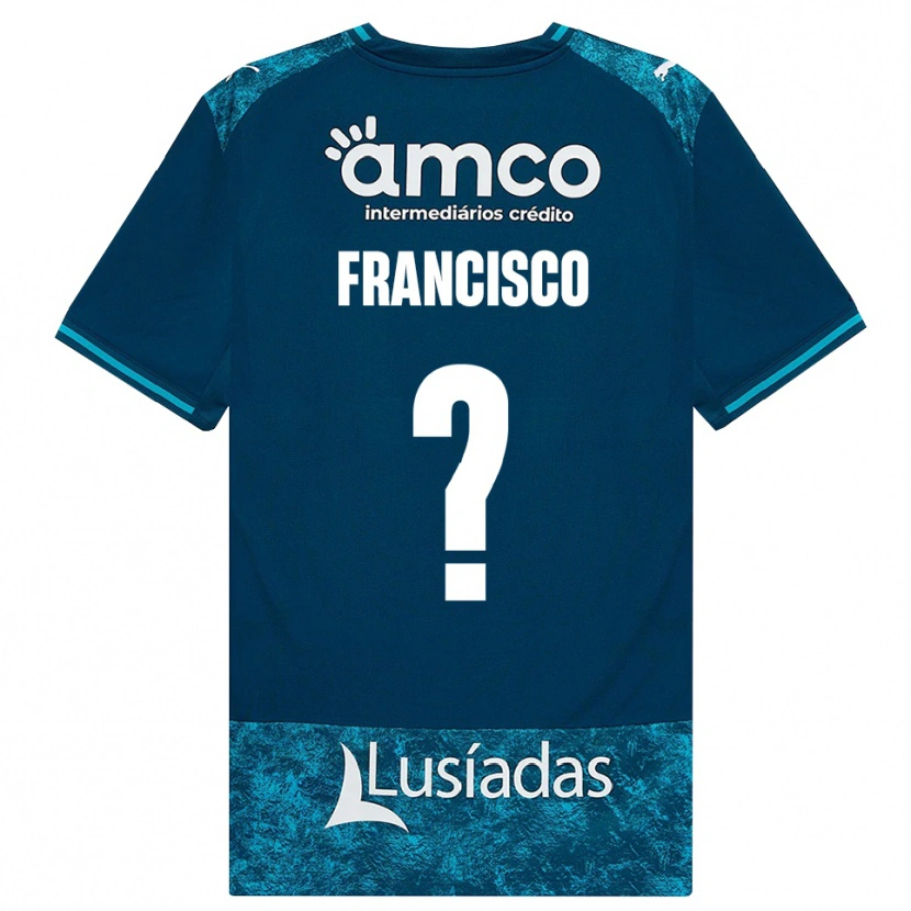 Danxen Damen Martim Francisco #0 Dunkelschiefergrau Mitteltuerkis Auswärtstrikot Trikot 2026/27 T-Shirt Österreich