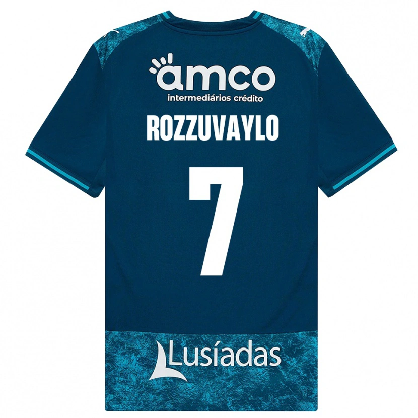Danxen Damen Dani Rozzuvaylo #7 Dunkelschiefergrau Mitteltuerkis Auswärtstrikot Trikot 2026/27 T-Shirt Österreich