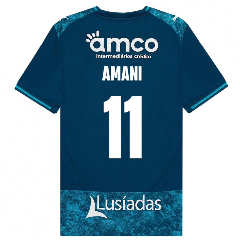 Danxen Damen Jolina Amani #11 Dunkelschiefergrau Mitteltuerkis Auswärtstrikot Trikot 2026/27 T-Shirt Österreich