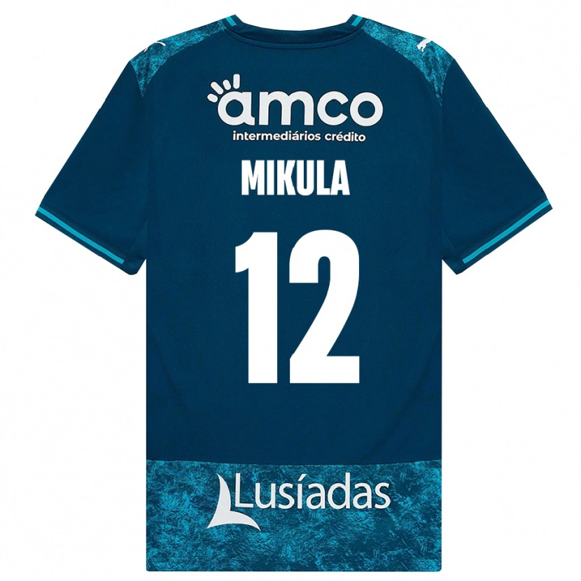 Danxen Damen Matviy Mikula #12 Dunkelschiefergrau Mitteltuerkis Auswärtstrikot Trikot 2026/27 T-Shirt Österreich