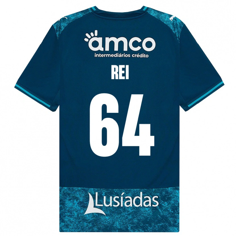 Danxen Damen Ricardo Rei #64 Dunkelschiefergrau Mitteltuerkis Auswärtstrikot Trikot 2026/27 T-Shirt Österreich