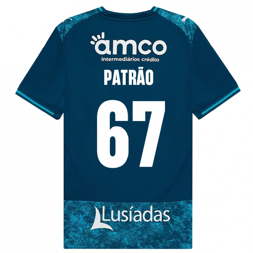 Danxen Damen Afonso Patrão #67 Dunkelschiefergrau Mitteltuerkis Auswärtstrikot Trikot 2026/27 T-Shirt Österreich