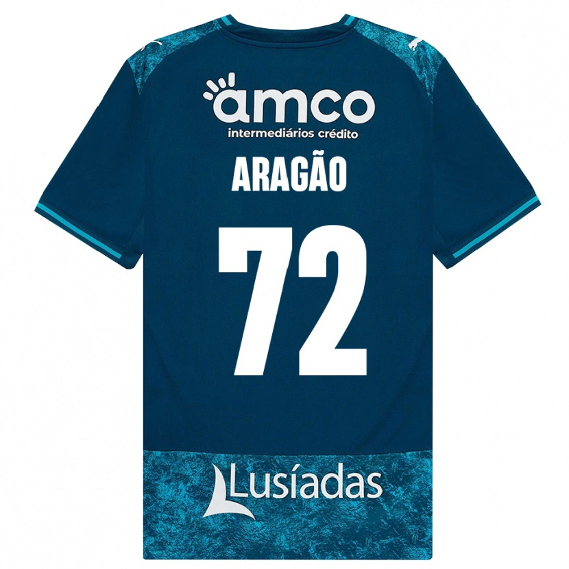 Danxen Damen João Aragão #72 Dunkelschiefergrau Mitteltuerkis Auswärtstrikot Trikot 2026/27 T-Shirt Österreich