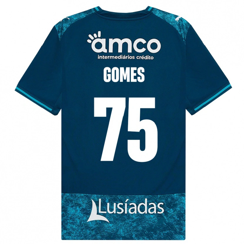 Danxen Damen Tomás Müller #75 Dunkelschiefergrau Mitteltuerkis Auswärtstrikot Trikot 2026/27 T-Shirt Österreich