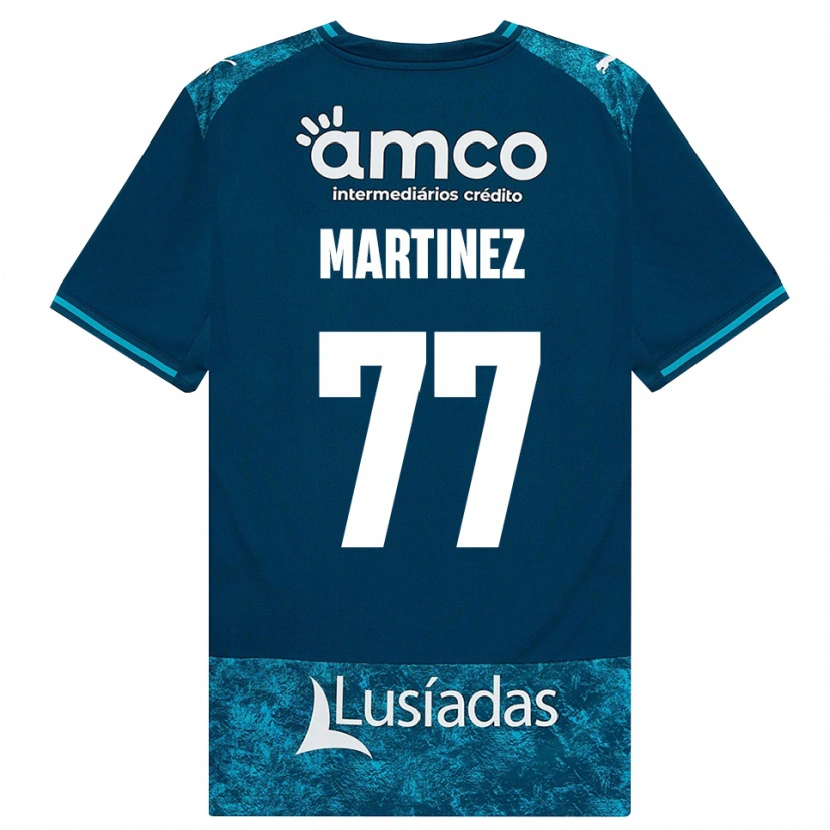 Danxen Damen Gabri Martínez #77 Dunkelschiefergrau Mitteltuerkis Auswärtstrikot Trikot 2026/27 T-Shirt Österreich