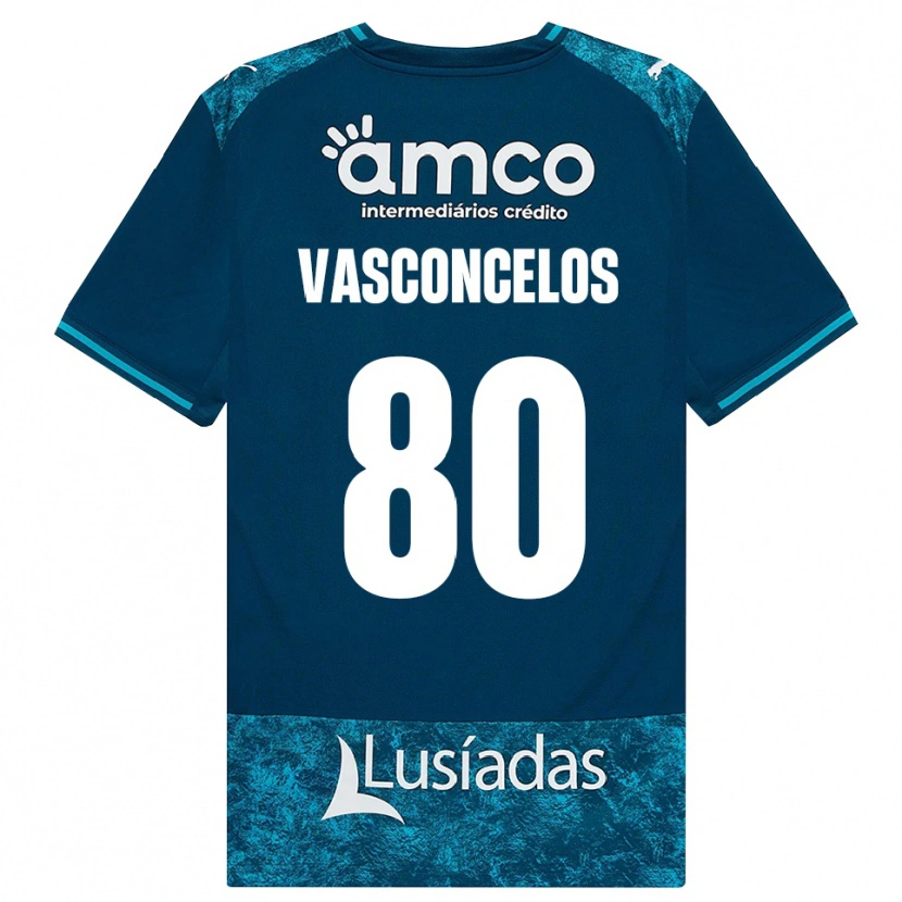 Danxen Damen Vasconcelos #80 Dunkelschiefergrau Mitteltuerkis Auswärtstrikot Trikot 2026/27 T-Shirt Österreich