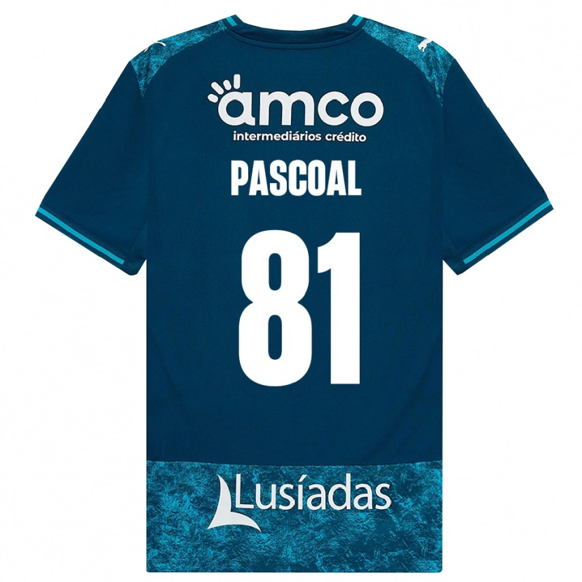 Danxen Damen Fodé Pascoal #81 Dunkelschiefergrau Mitteltuerkis Auswärtstrikot Trikot 2026/27 T-Shirt Österreich