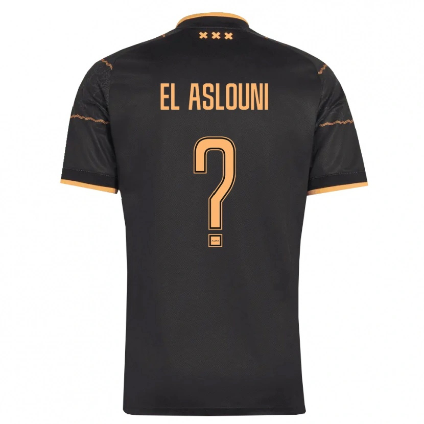Danxen Damen Achraf El Aslouni #0 Schwarz Orange Auswärtstrikot Trikot 2026/27 T-Shirt Österreich