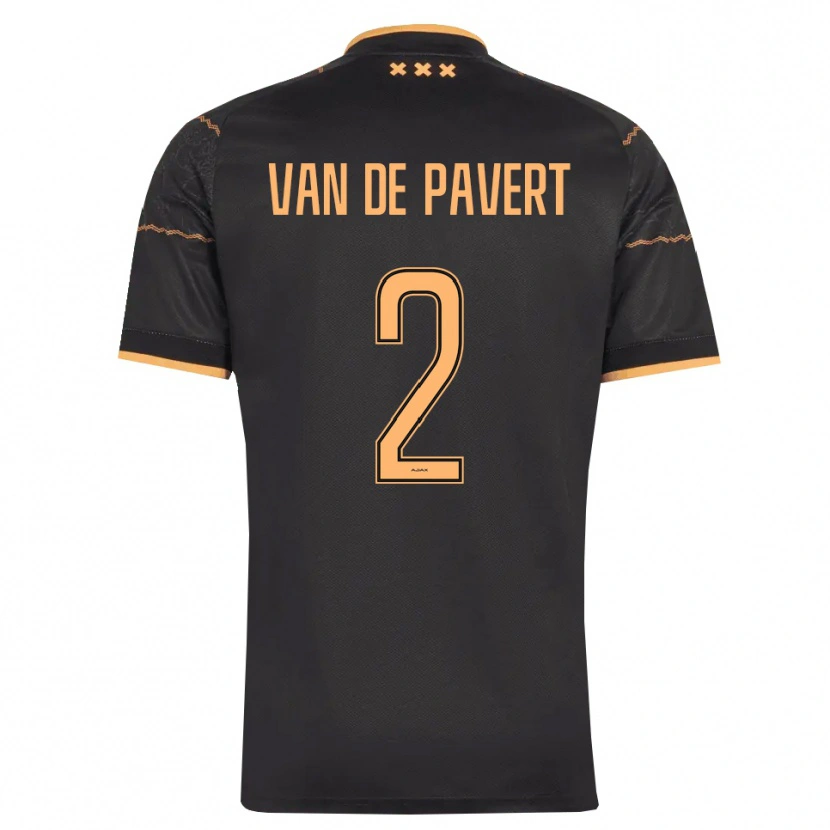 Danxen Damen Ryan Van De Pavert #2 Schwarz Orange Auswärtstrikot Trikot 2026/27 T-Shirt Österreich
