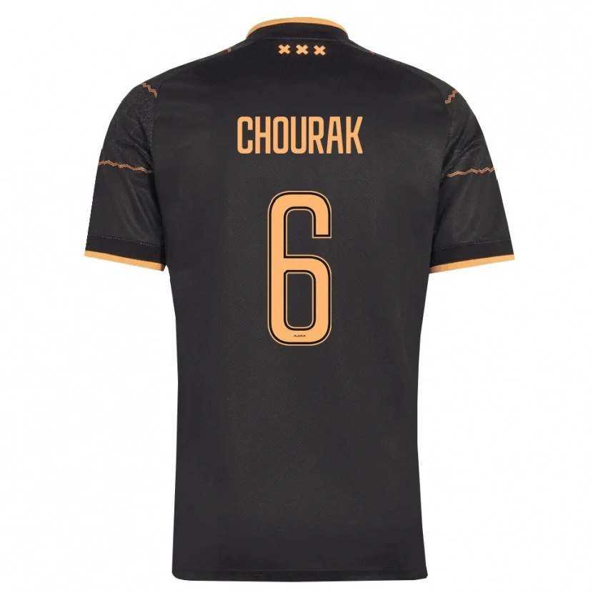 Danxen Damen Nassef Chourak #6 Schwarz Orange Auswärtstrikot Trikot 2026/27 T-Shirt Österreich