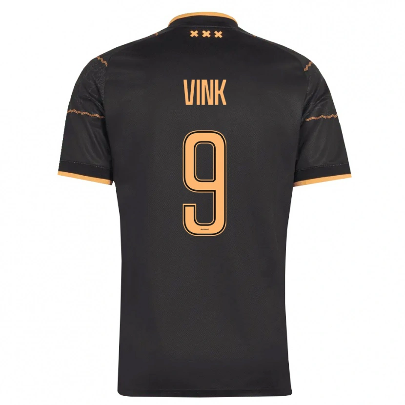 Danxen Damen Skye Vink #9 Schwarz Orange Auswärtstrikot Trikot 2026/27 T-Shirt Österreich