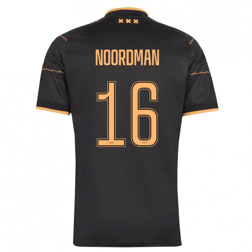 Danxen Damen Danique Noordman #16 Schwarz Orange Auswärtstrikot Trikot 2026/27 T-Shirt Österreich