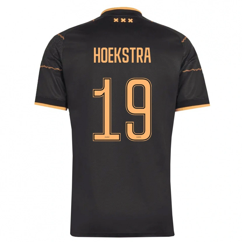 Danxen Damen Tiny Hoekstra #19 Schwarz Orange Auswärtstrikot Trikot 2026/27 T-Shirt Österreich